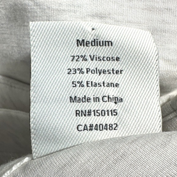 VARLEY Loretta Half Zip Sleeveless Vest Top DoubleSoft Light Heather Grey Medium - Picture 5 of 10